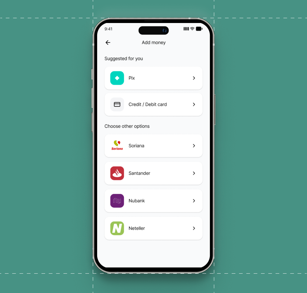 Graphic of a close up of a website depicting an Our Projects page with sample project names and dates.