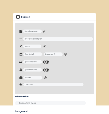 Emblem design for Madame FC depicting an M monogram in a circle with the words "Madame FC EST. 2003" inside on top of a background image of a soccer stadium.