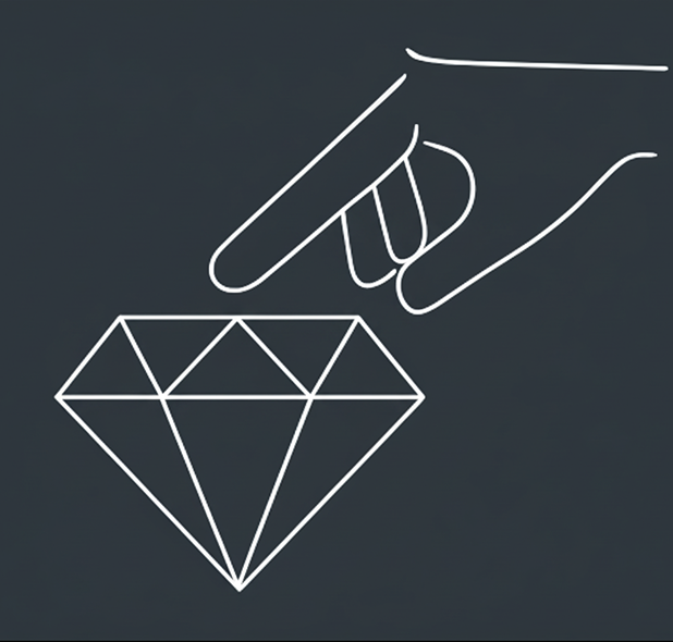 Graphic of a typography specimen showing the alphabet and numerals on top of a dark gray background.